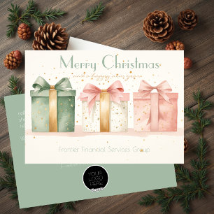 Elegant Business Corporate Christmas Holiday Card