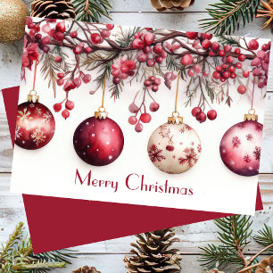 Elegant Business Corporate Christmas Holiday Card
