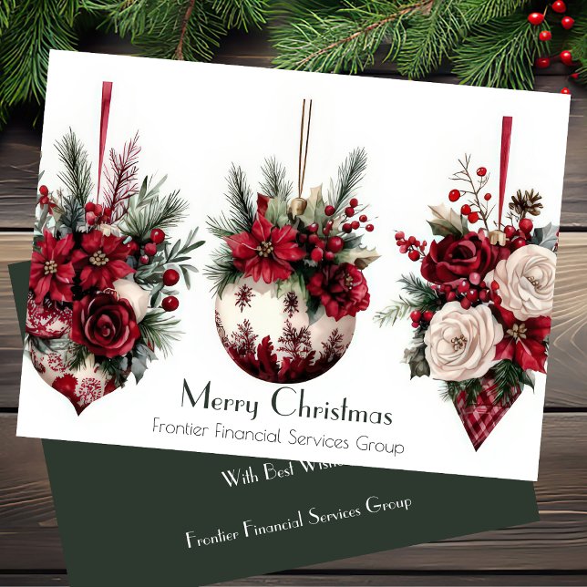 Elegant Business Corporate Christmas Holiday Card (Creator Uploaded)