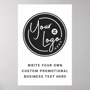 Elegant Business Logo and Text Poster
