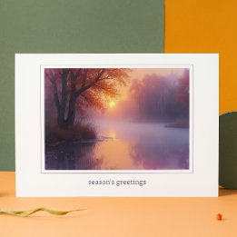 Elegant Business Logo Corporate Holiday Card