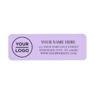 Elegant Business Logo Return Address