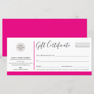 ELEGANT BUSINESS modern chic fuschia pink