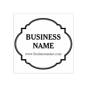 Elegant Business Name Stamp