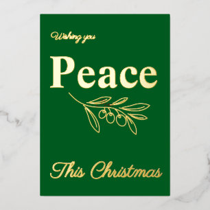 Elegant Business Peace This Christmas Gold