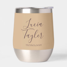 Elegant business script blush