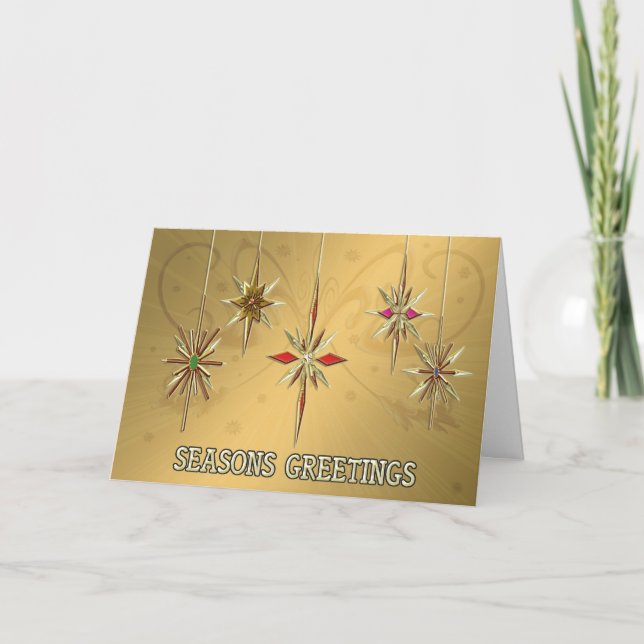 Elegant  Business Seasons greetings card (Front)
