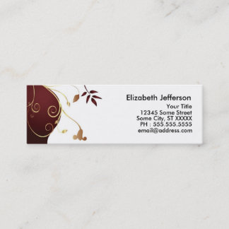 Elegant Businesscard Mini Business Card