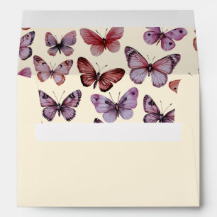Elegant Butterflies Baby Bridal Shower CUSTOM Envelope