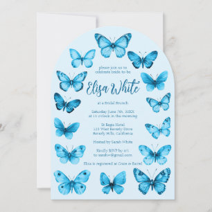 Elegant Butterflies Bridal Shower CUSTOM Arch Invitation