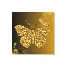 Elegant Butterfly Canva Wall Decor