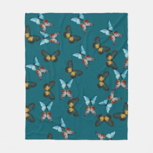 Elegant Butterfly Dream Fleece Blanket