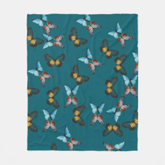 Elegant Butterfly Dream Fleece Blanket