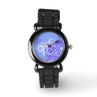 Elegant Butterfly Floral Design Watches