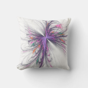 Elegant Butterfly Fractal Mojo Pillow