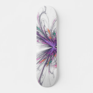 Elegant Butterfly Fractal Skateboard