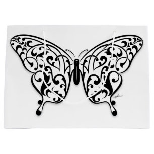 Elegant Butterfly Gift Bag Design by Eksi