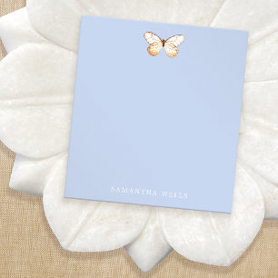 Elegant Butterfly Personalised Notepad
