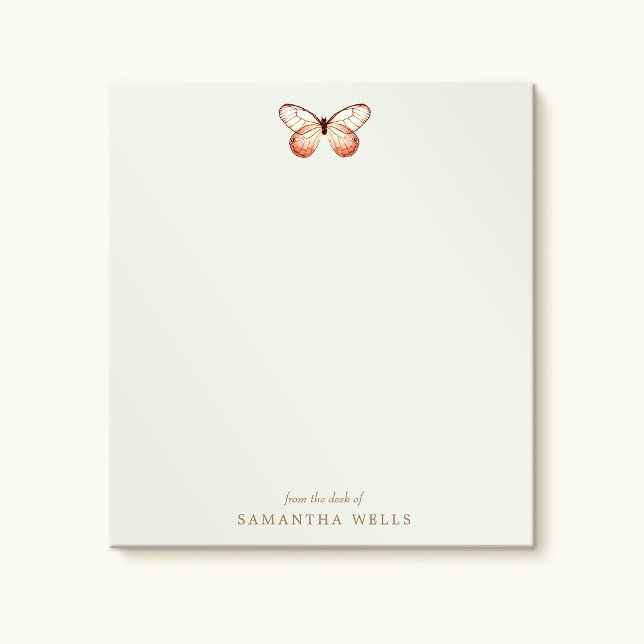 Elegant Butterfly Personalised  Notepad (Creator Uploaded)