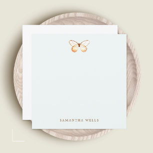 Elegant Butterfly Personalised Thank You 