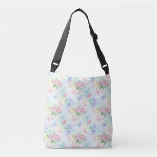 Elegant Butterfly Seamless Print Crossbody Bag