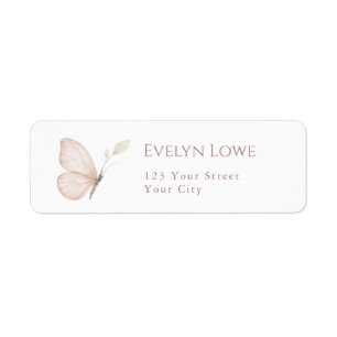 Elegant Butterlfy Kisses Baby Shower