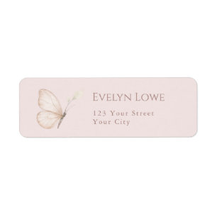 Elegant Butterlfy Kisses Baby Shower