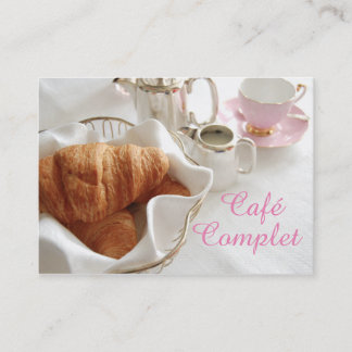 Elegant Café Business Card