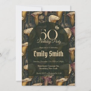Elegant Call Lilies Accent 80Th Birthday Invitation