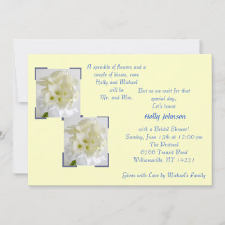 Elegant Calla Lily Invitation
