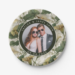 Elegant Calle Lilies Plates For Wedding Shower Par