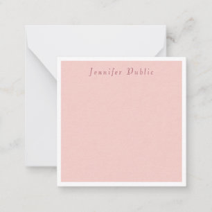 Elegant Calligraphed Blush Pink Modern Template