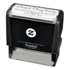 Elegant calligraphy Address Stamp, return Address