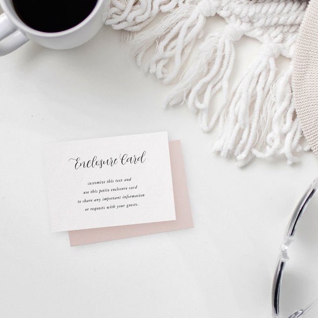 Elegant Calligraphy All Purpose Customisable Enclosure Card (Creator Uploaded)