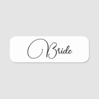 Elegant Calligraphy Bride Bachelorette Party