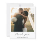 Elegant Calligraphy Budget Wedding Thank You Card