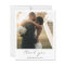 Elegant Calligraphy Budget Wedding Thank You Card