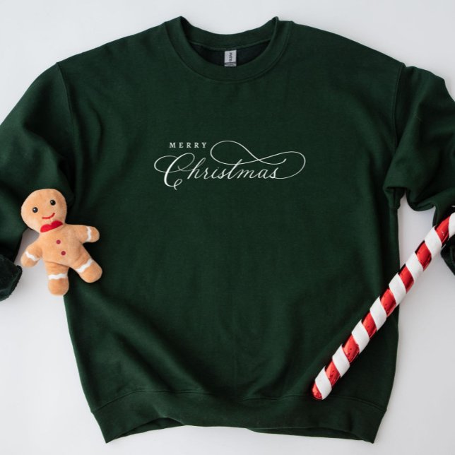Elegant Calligraphy Christmas Sweatshirt (Creator Uploaded)