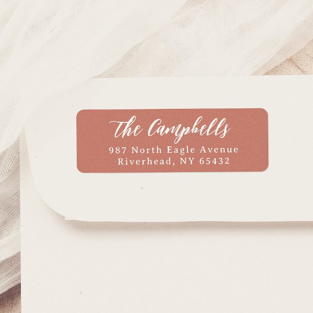 Elegant Calligraphy Classic Typography Terracotta (Creator Uploaded)