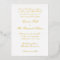 Elegant Calligraphy Formal Wedding Gold