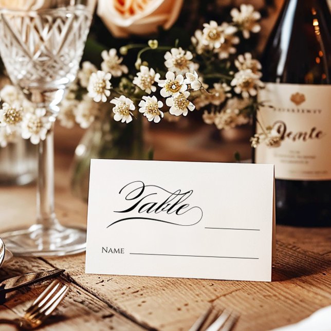 Elegant calligraphy modern place cards (Creator Uploaded)