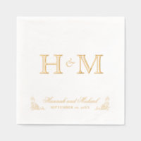 Elegant Calligraphy Name and Monogram Wedding