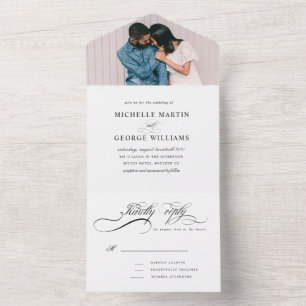elegant calligraphy (no ENV needed) All In One Invitation