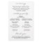 Elegant Calligraphy Photo Budget Wedding Program