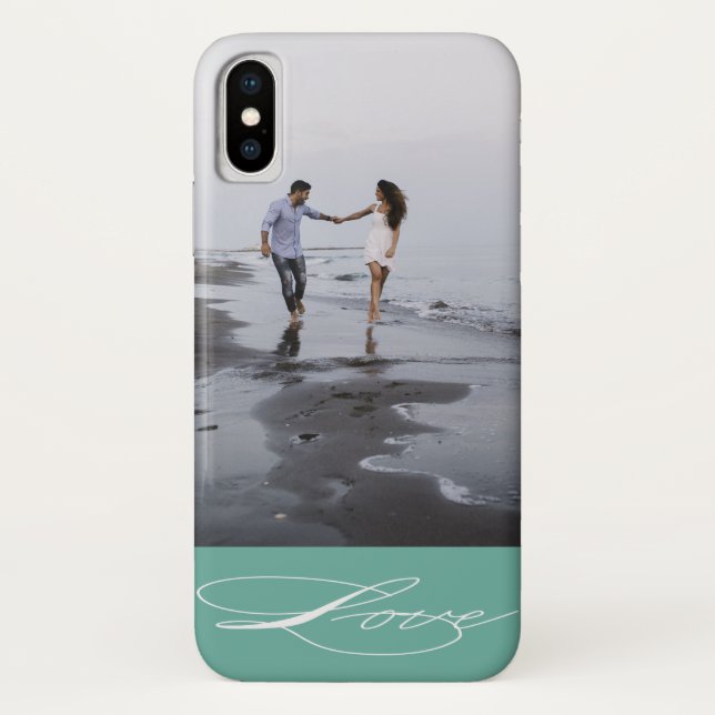 Elegant Calligraphy | Photo iPhone  case (Back)