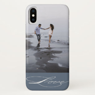 Elegant Calligraphy Photo iPhone case