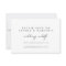 Elegant Calligraphy RSVP Online Wedding Website