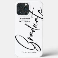 Elegant Calligraphy Script Graduation Graduate