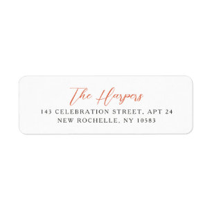 Elegant Calligraphy Script Personalised Name Red