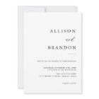 Elegant Calligraphy Simple Wedding